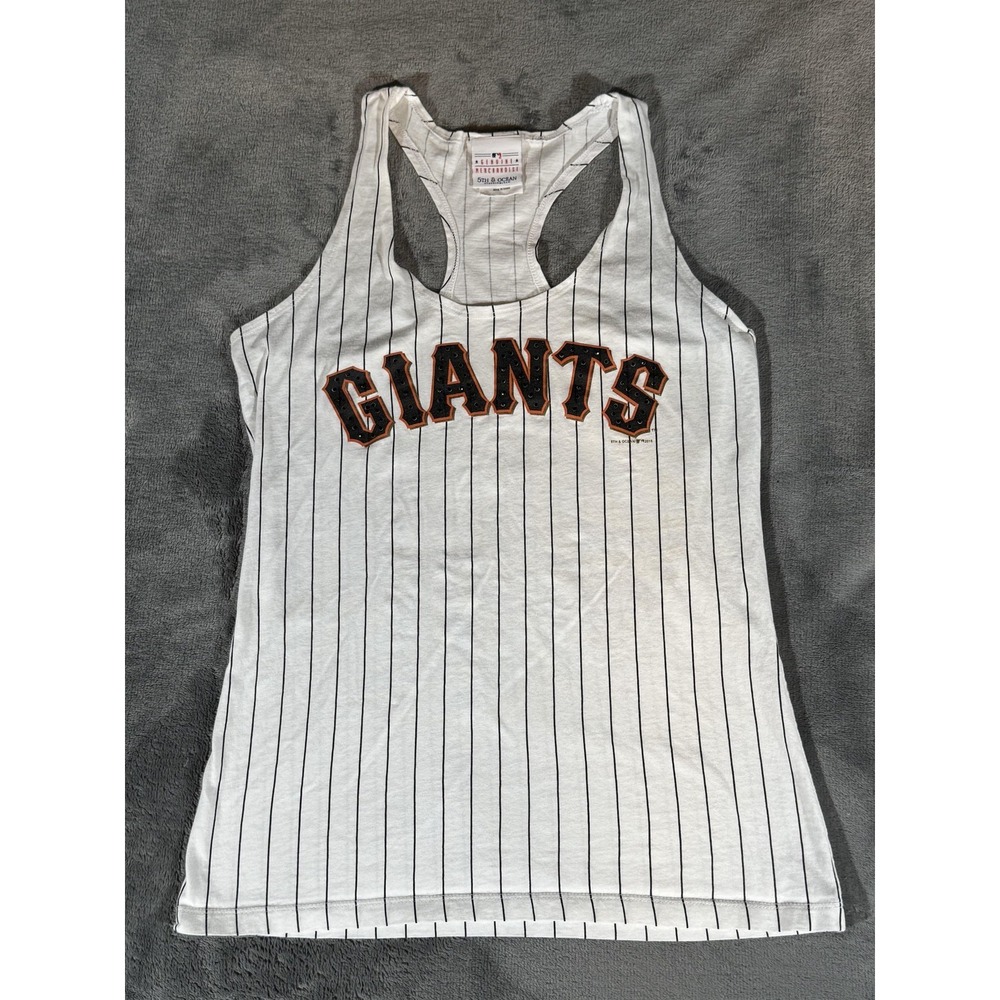 San Francisco Giants Shirt Womens Medium White MLB Baseball 5th & Ocean Tank